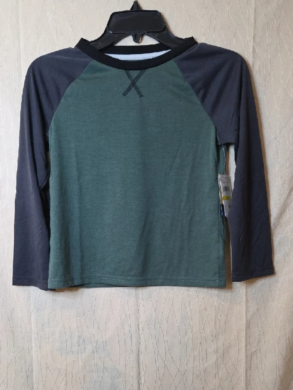 Cuddl Duds Green‎ and Dark Gray Kids Top and Pants Sleep Wear [Boys]